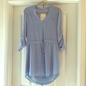 Naked Zebra Light Blue Dress